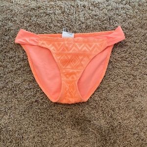 Neon orange bikini bottoms